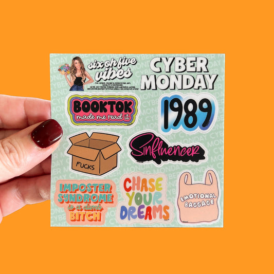 Cyber Monday 2023 Mini Sticker Sheet