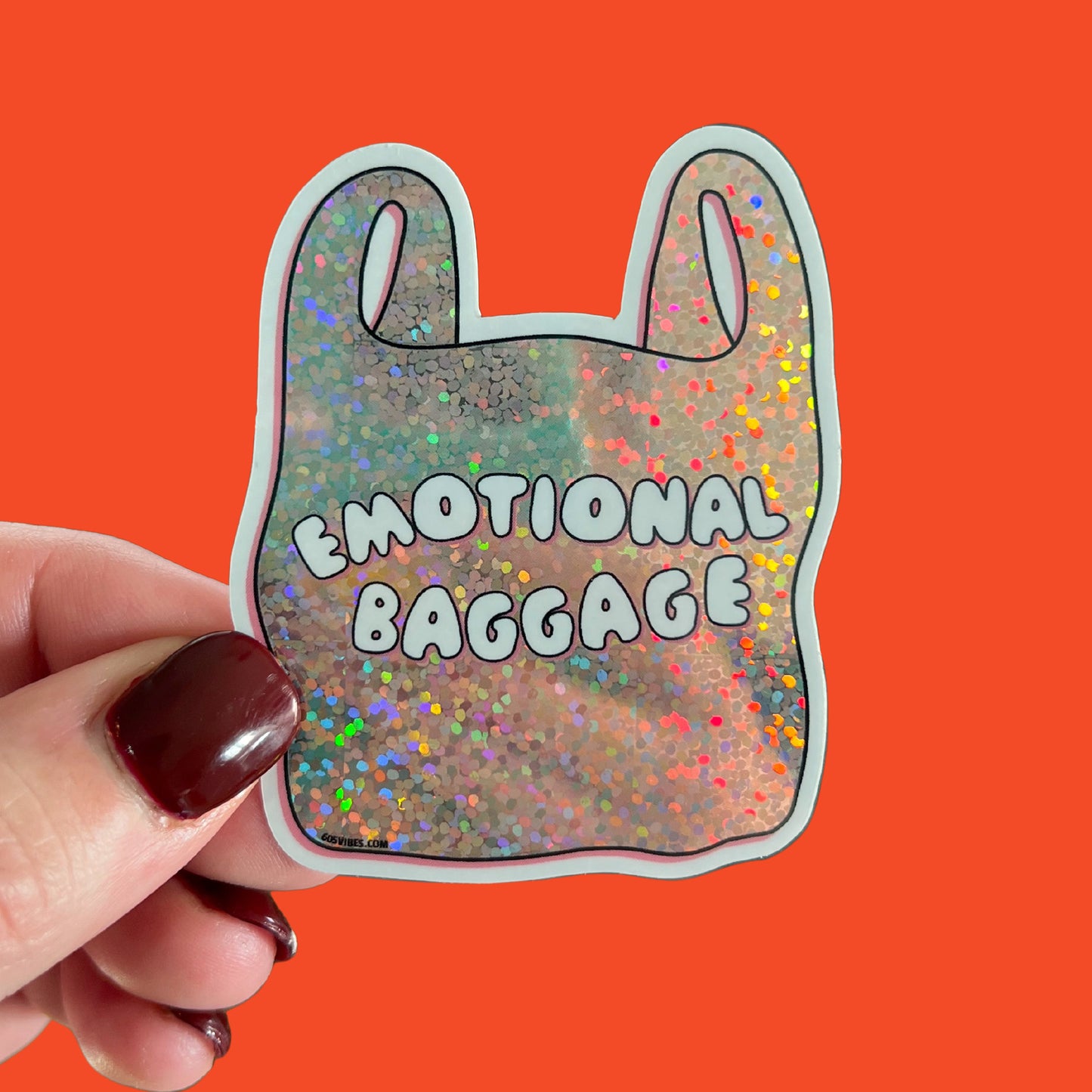 Emotional Baggage Sticker