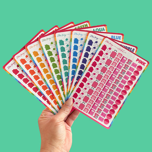 Lillie Henry Live a Colorful Life Sticker Bundle!