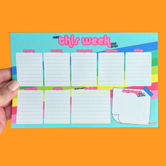 Make This Week Your Bitch Planner Pad
