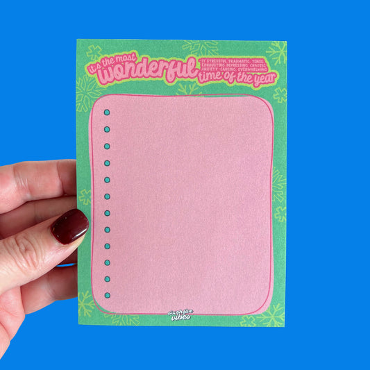 It's the Most Wonderful Time of the Year Notepad