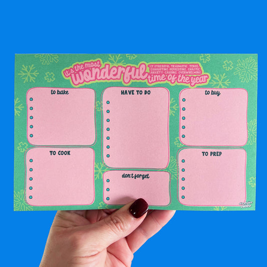 It's the Most Wonderful Time of the Year Planner Pad