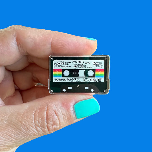Joyride Road Trip Mixed Tape DMB Acrylic Pin