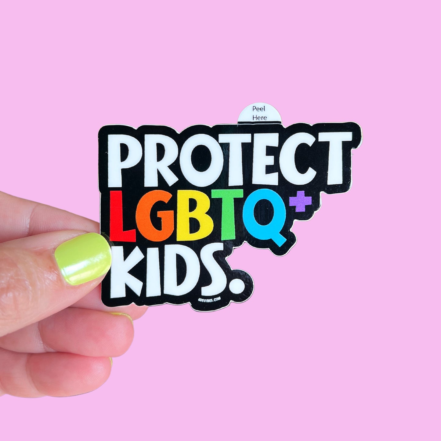 Protect LGBTQ+ Kids Sticker