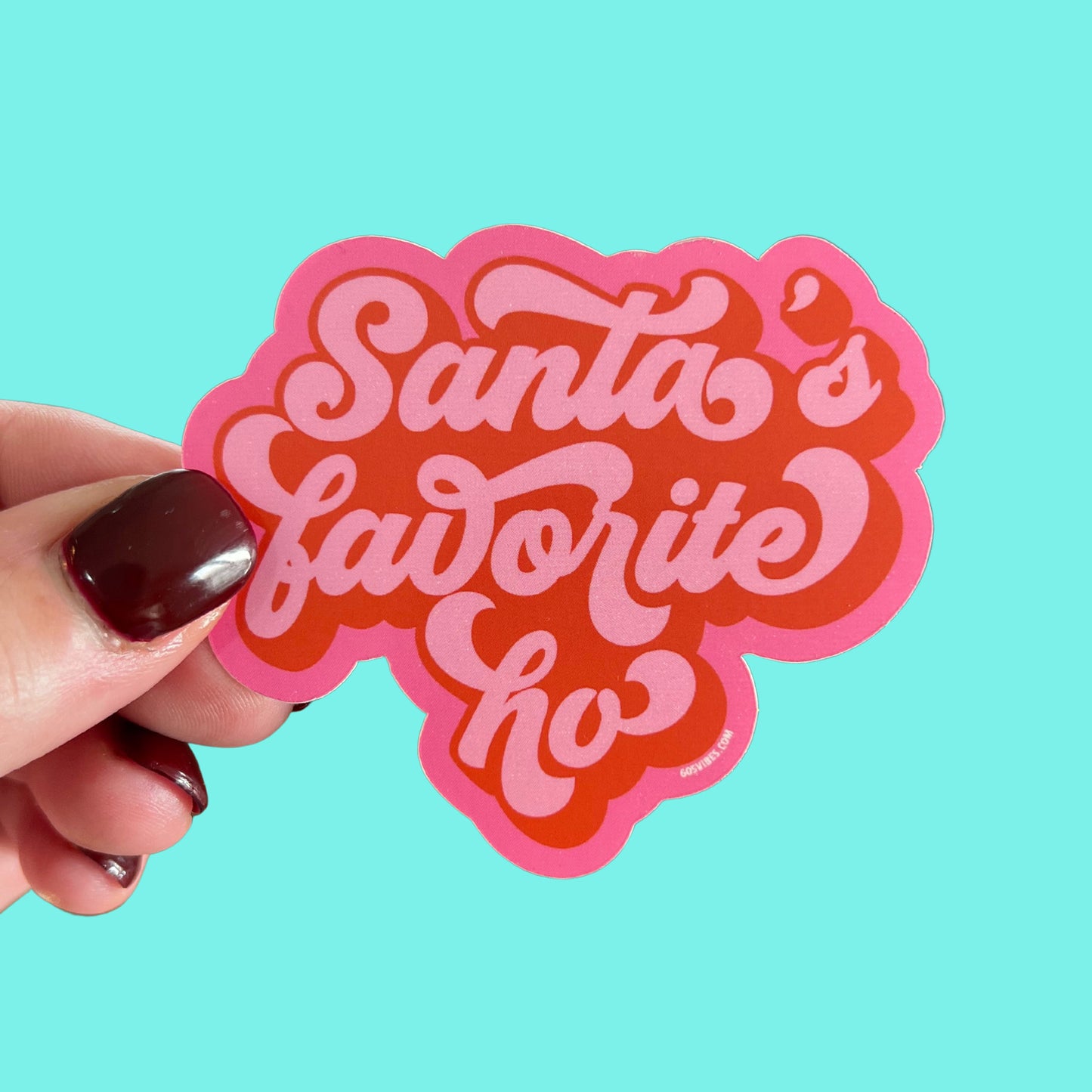 Santa's Favorite Ho Sticker