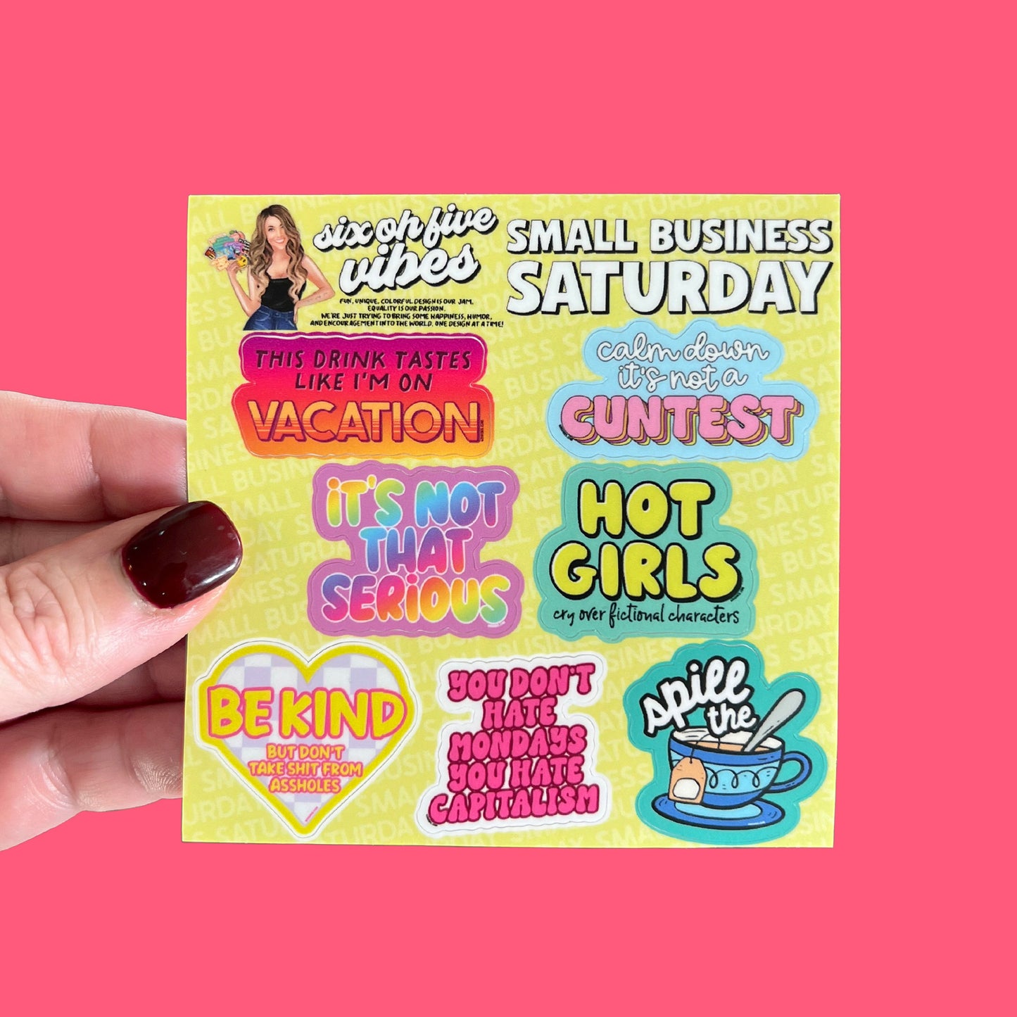 Small Business Saturday 2023 Mini Sticker Sheet