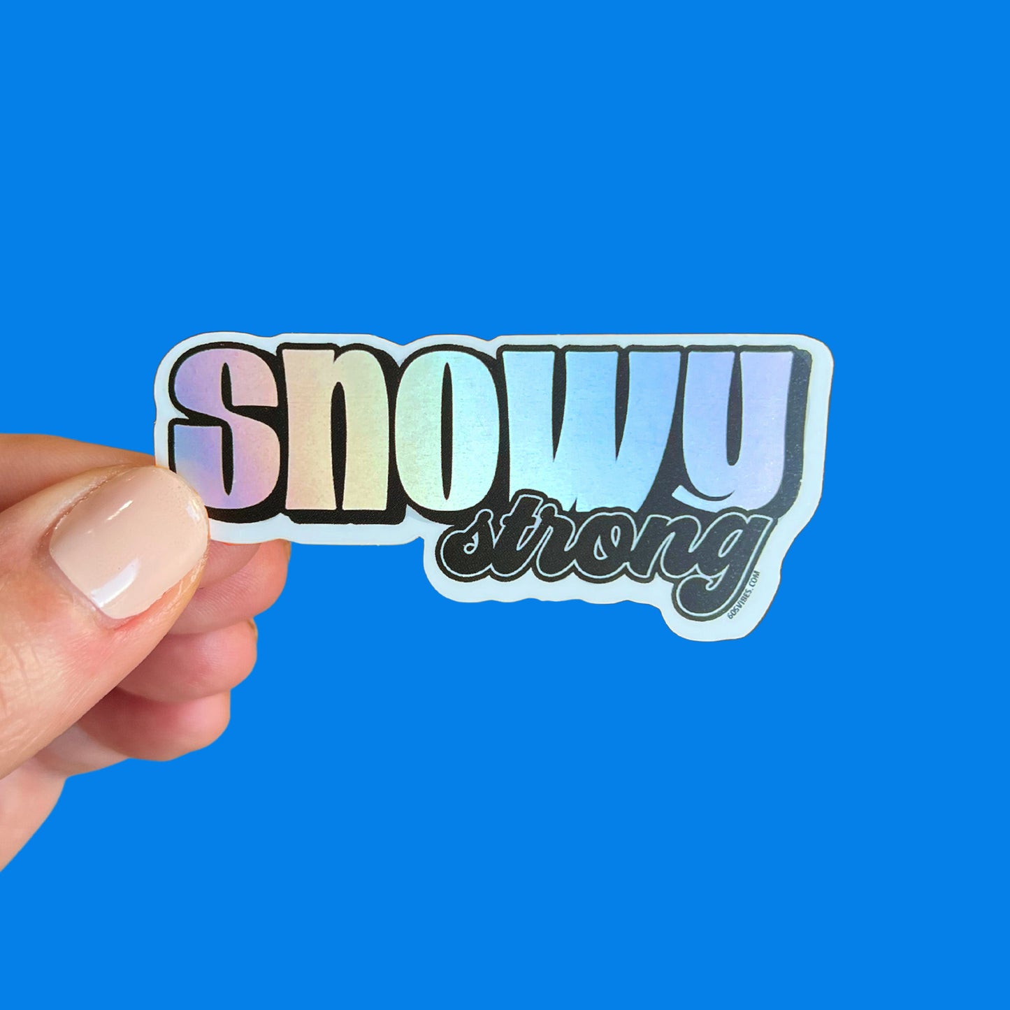 Snowy Strong Sticker