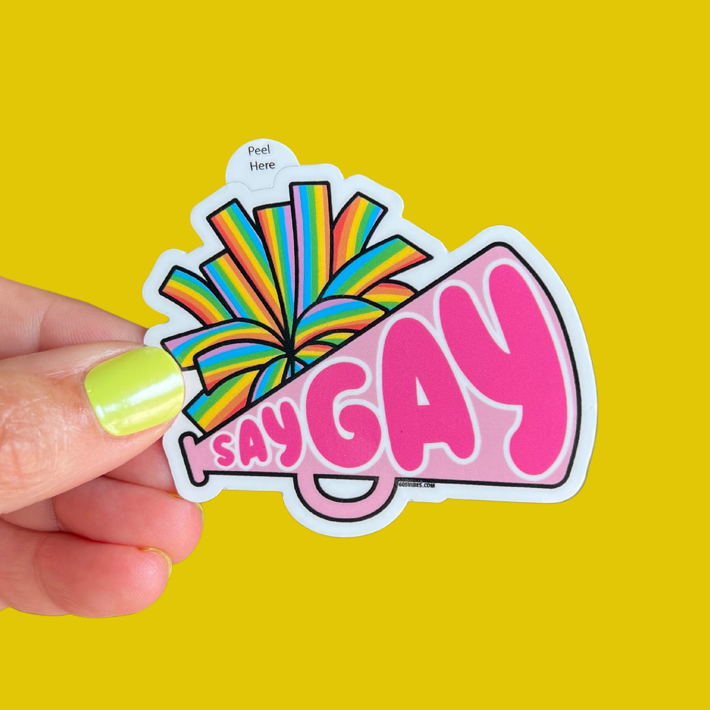 Say Gay Sticker