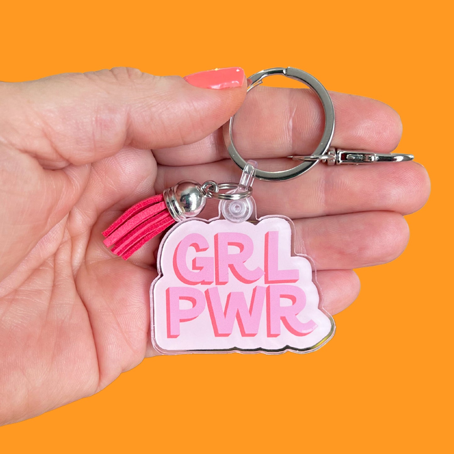 GRLPWR Acrylic Keychain