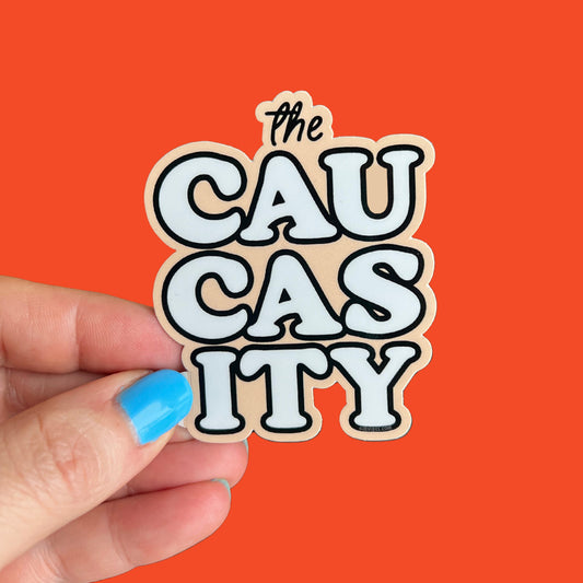 The Caucasity Sticker