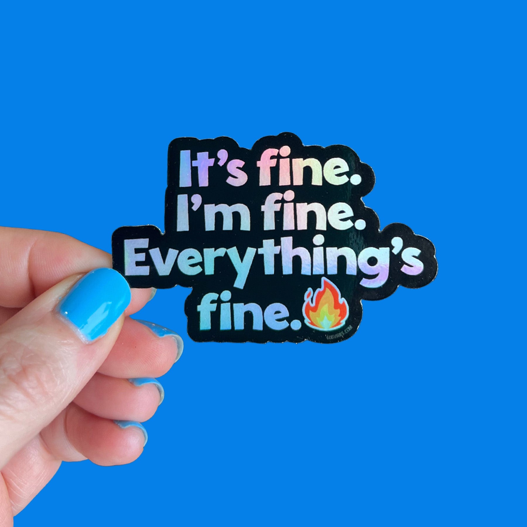 I'm fine | Dictionary Definition | Sticker