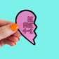 Best Friends 4-Ever Sticker - Light Pink