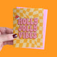 Holly Jolly Vibes Greeting Card