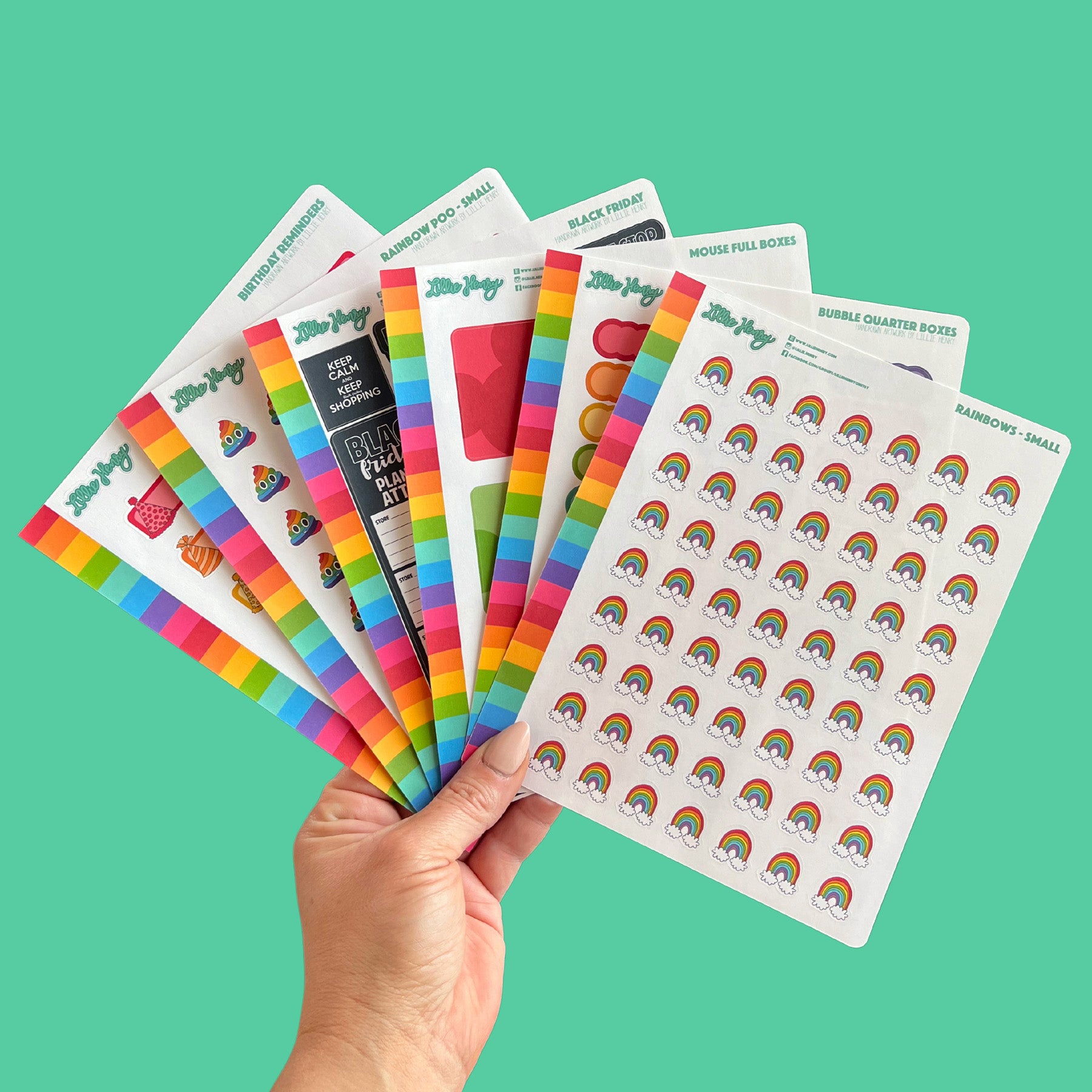 Lillie selling Henry Planner Sticker Lot