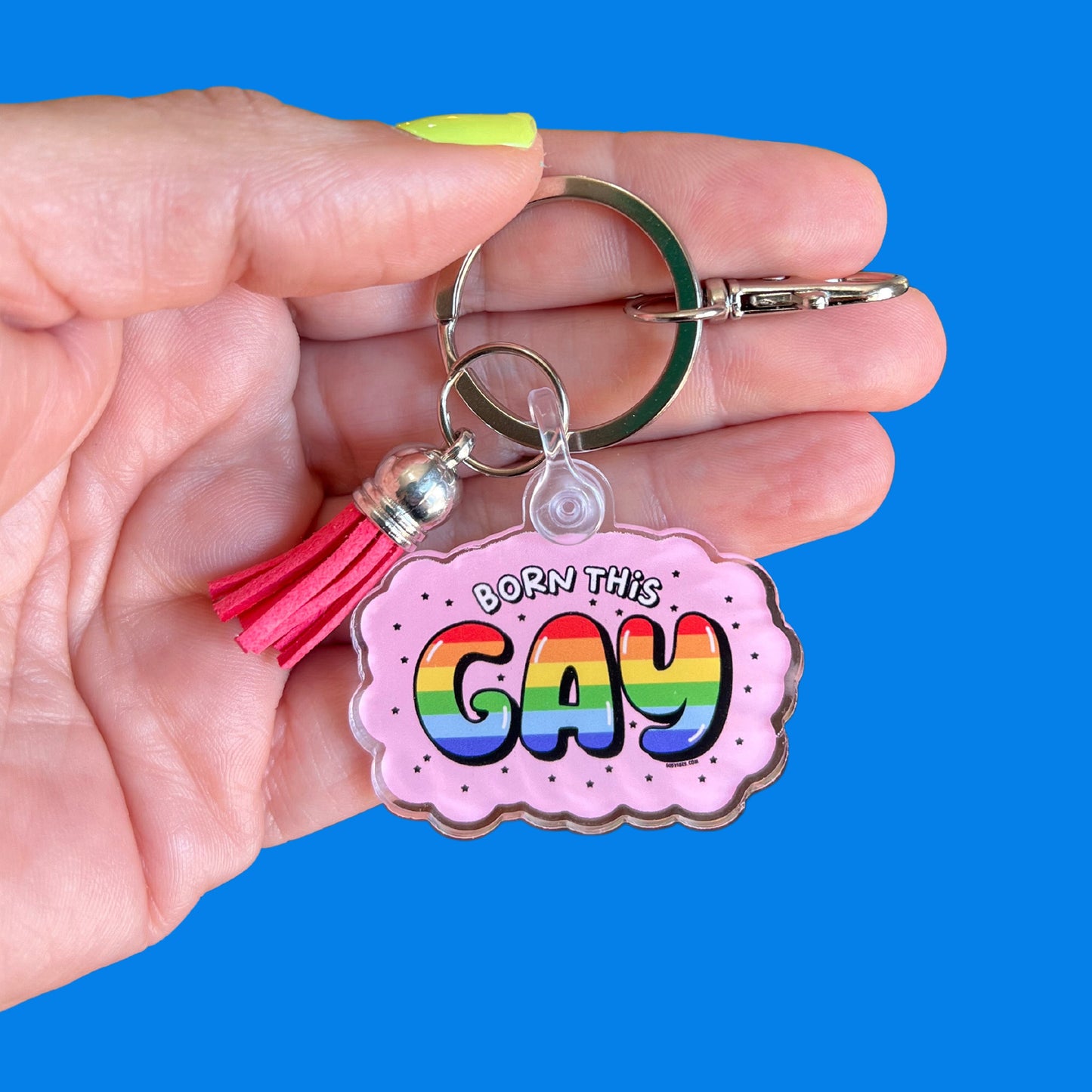 Born This Gay Acrylic Keychain