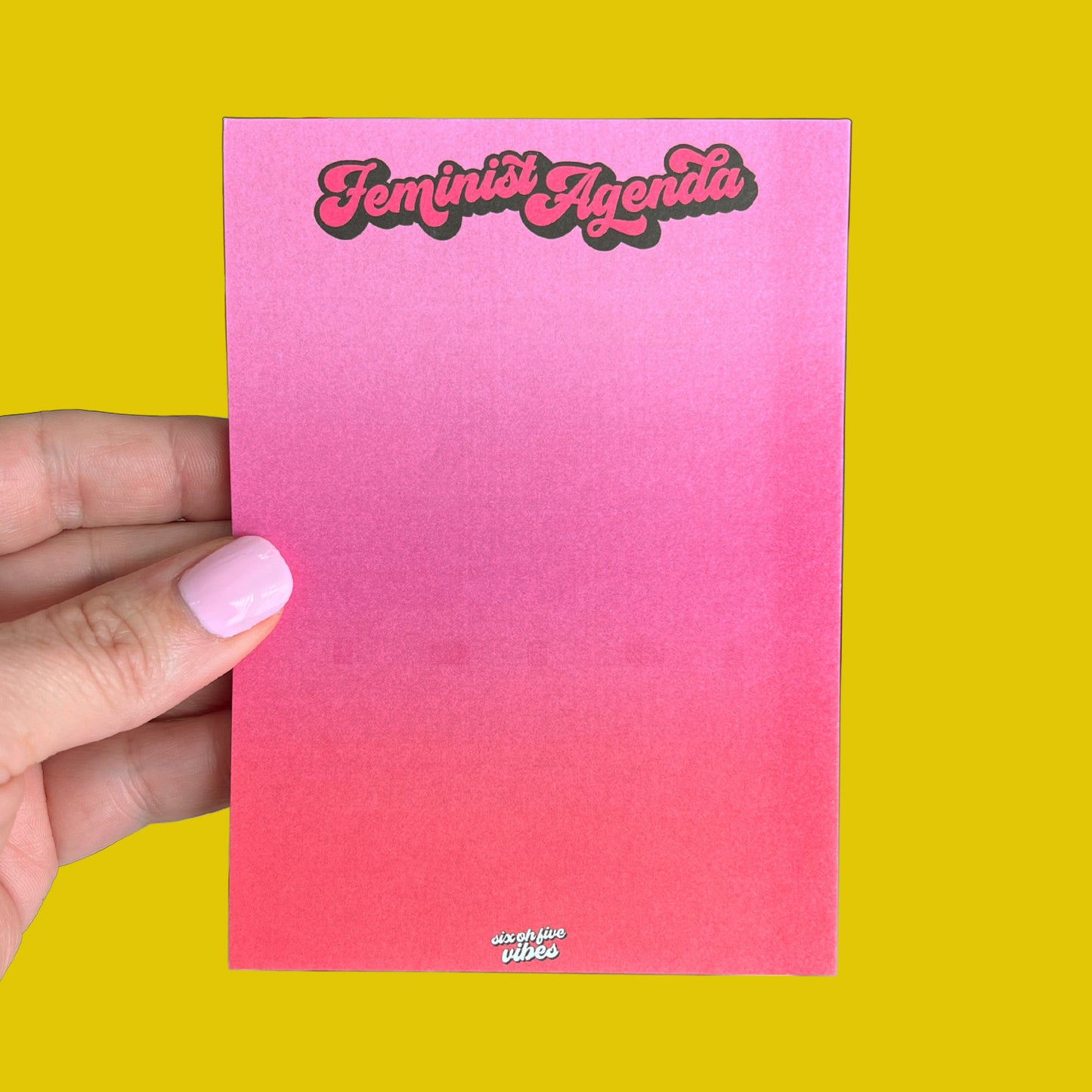 Feminist Agenda Notepad