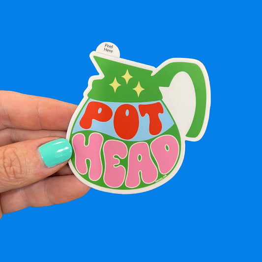 Pot Head Sticker