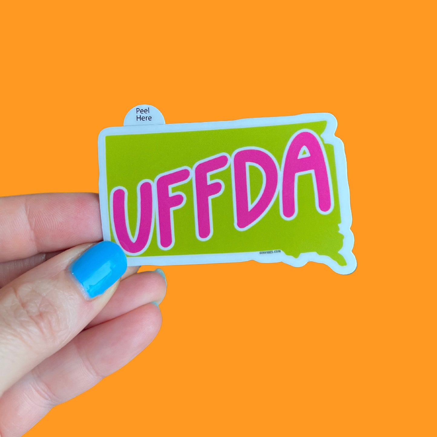 "South Dakota Says" Series: Uffda Sticker