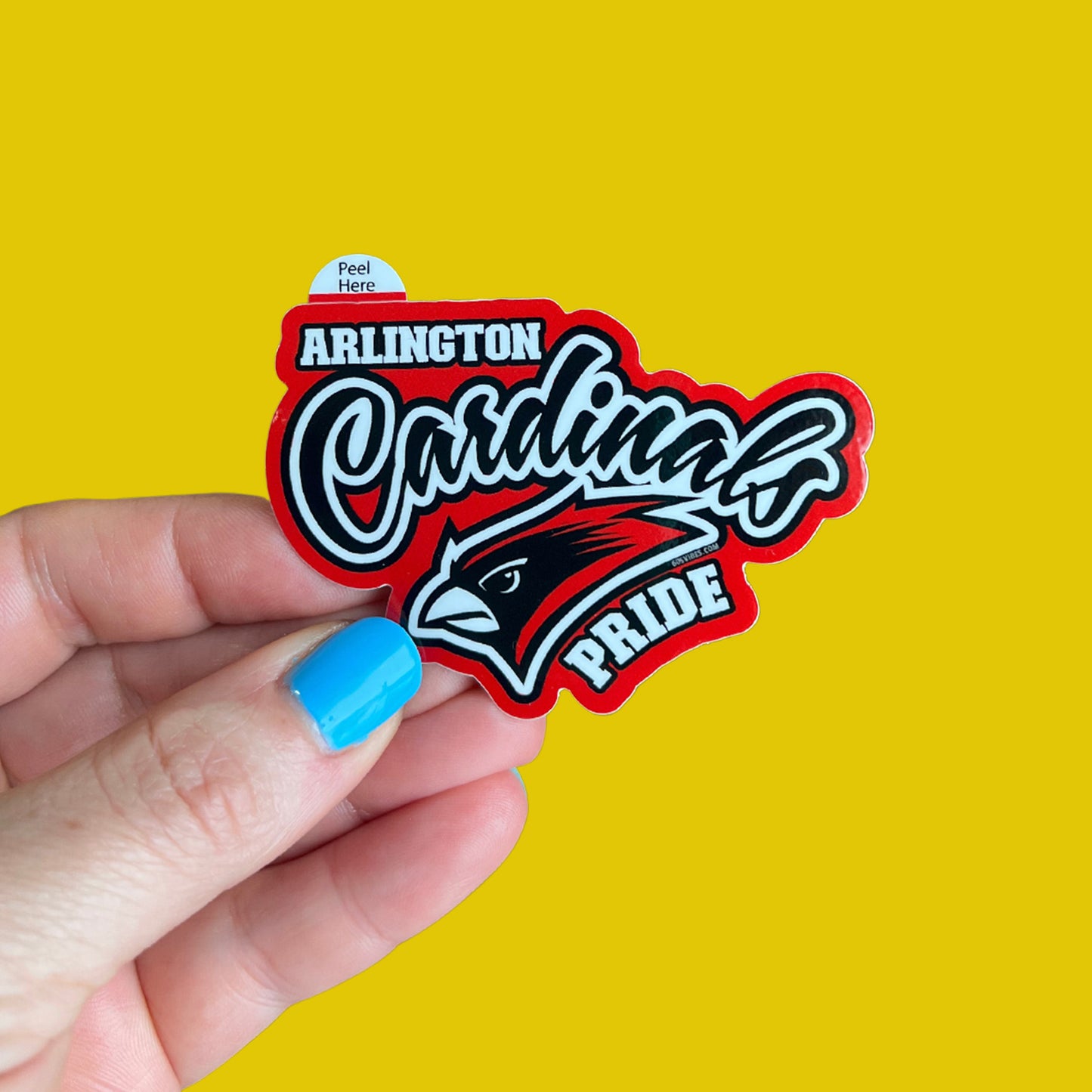 Arlington Cardinals Pride Sticker