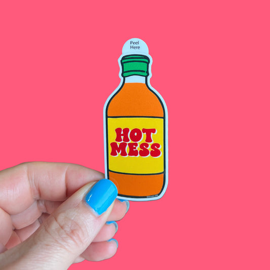 Hot Mess Hot Sauce Sticker