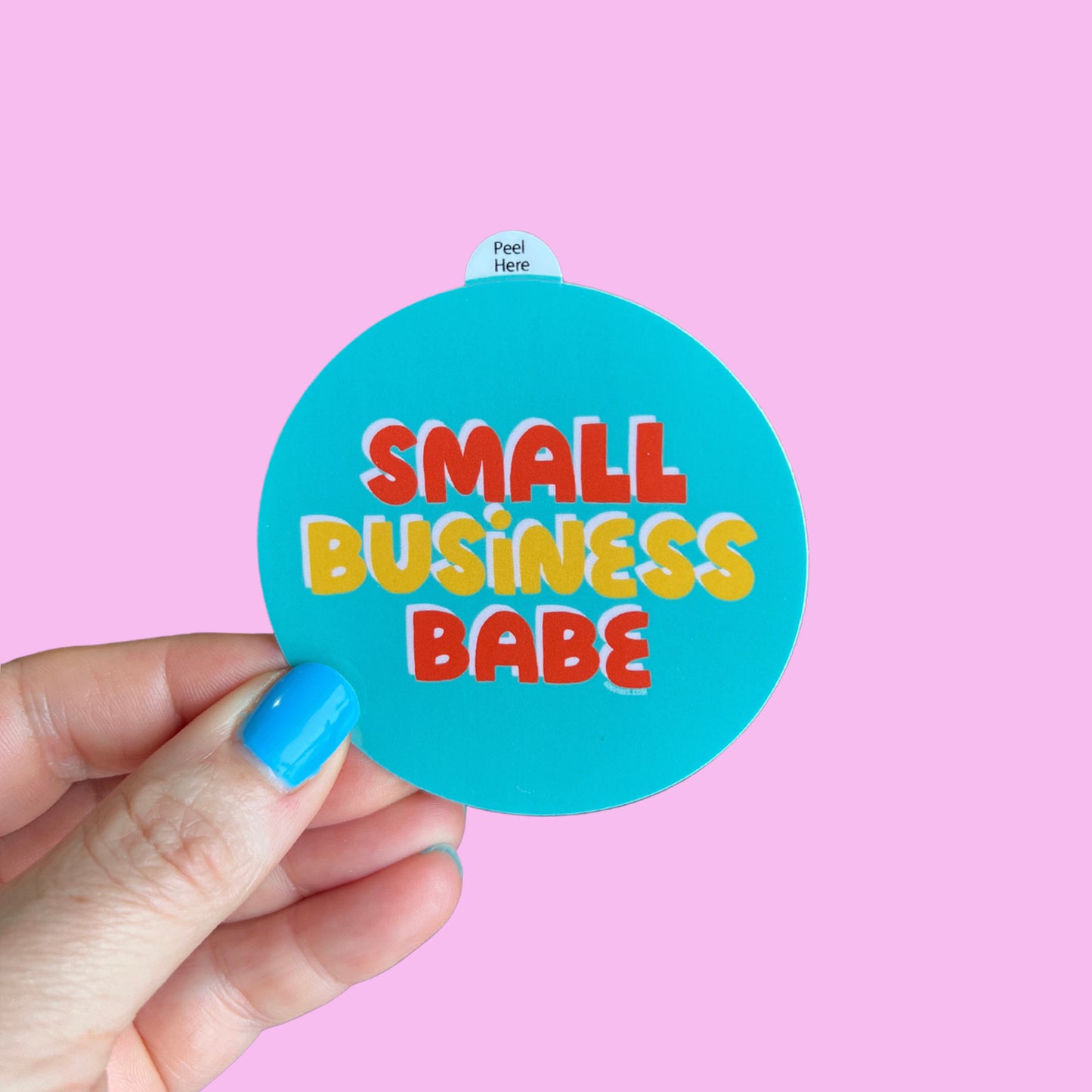 Small Business Babe Sticker