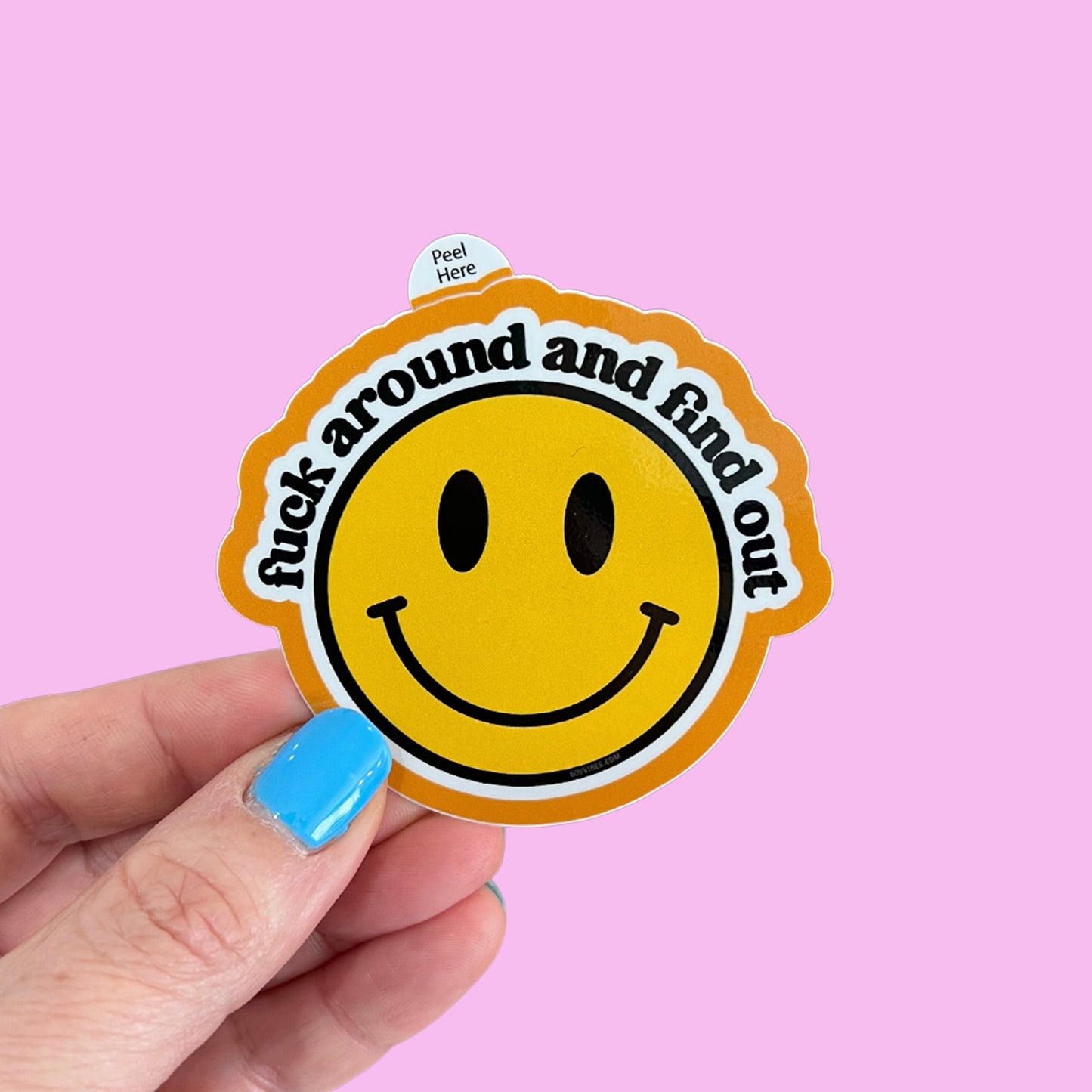 Smiley Series: Fuck Around and Find Out Sticker